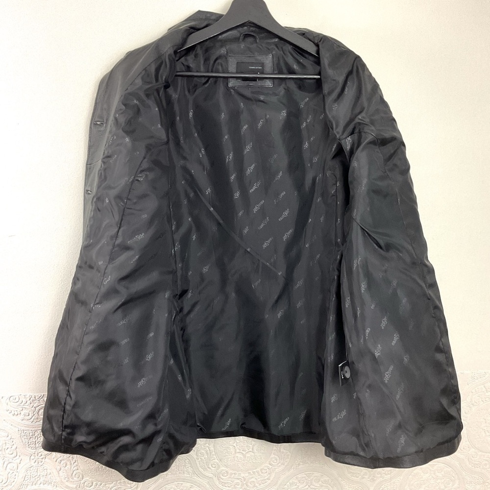 Vintage East 5th heavy duty black leather coat women’s 1X jacket - Picture 11 of 12